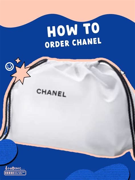 how to order chanel online|chanel order tracking.